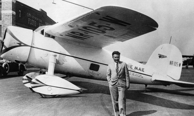 The first man to experience jet streams