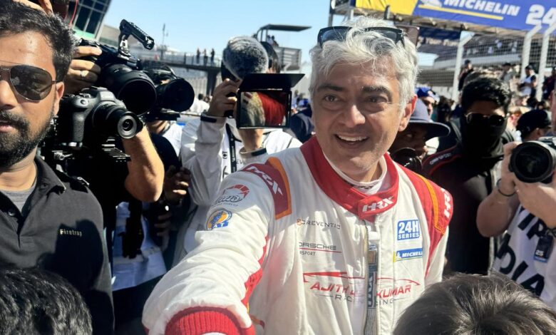 Ajith Kumar secures third spot at Dubai 24H race despite crash setback