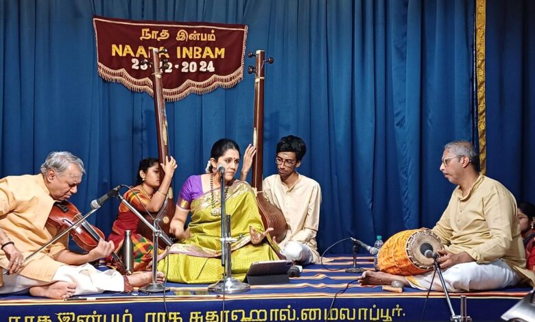 Carnatic vocalist Amritha Murali added a distinct style to her renditions