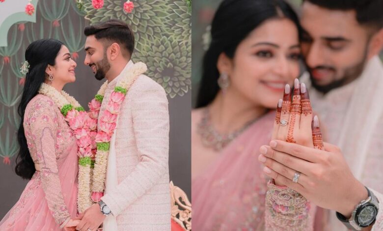 Actor Janani engaged to airline pilot, shares pictures from ceremony